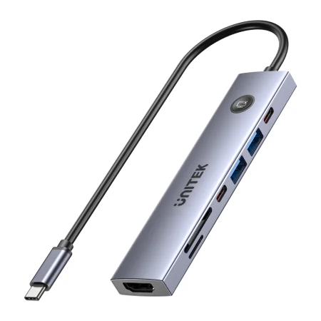 Unitek H1124AGY01 uHUB S7 Pro 7-in-1 USB-C Hub with HDMI PD 100W