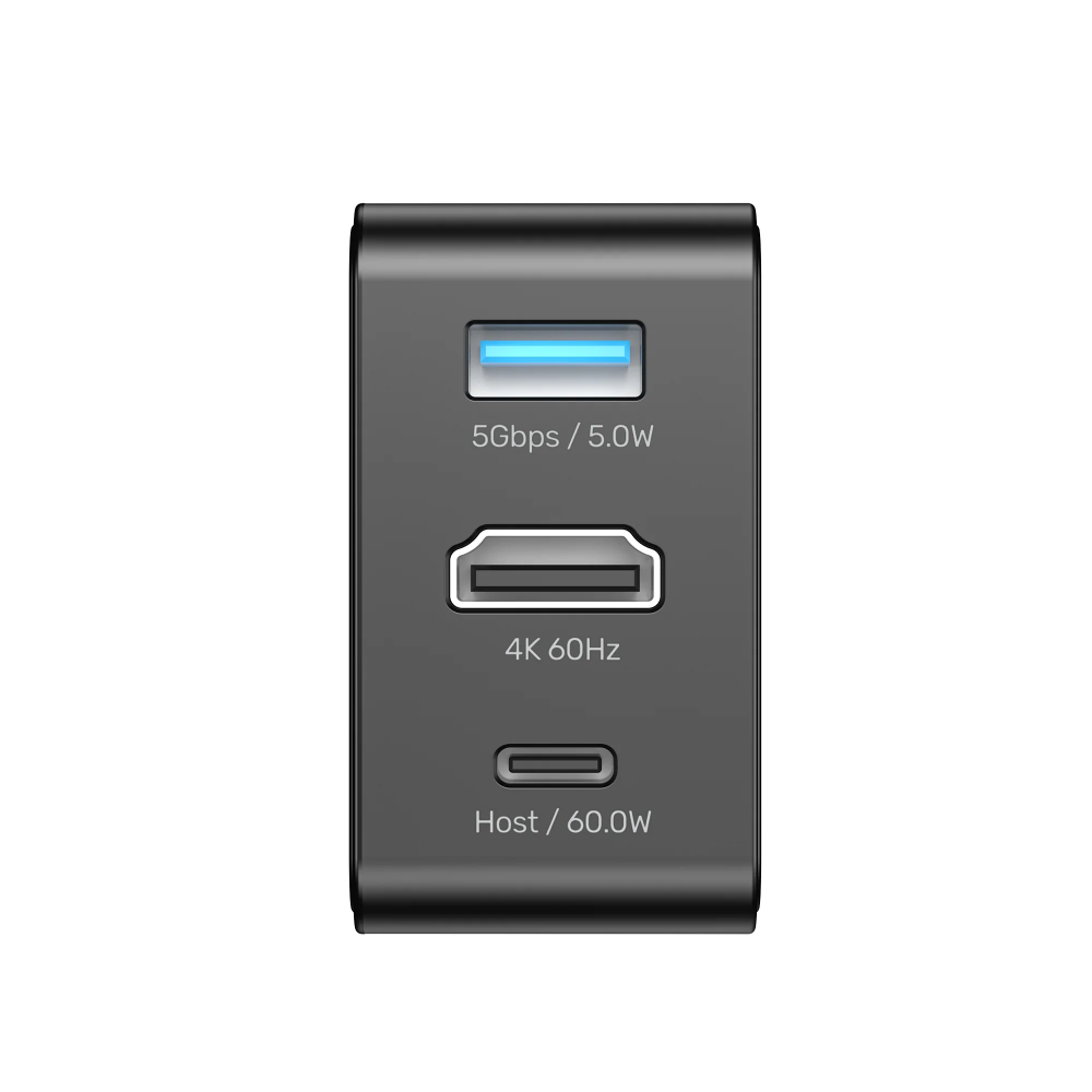 UNITEK P1242ABK01 TRAVEL TRI PRO 65W 3-IN-1 GAN CHARGER 18 - One Chip Computers Unitek P1242ABK01 Travel Tri Pro 65W 3-in-1 GaN Charger Hub