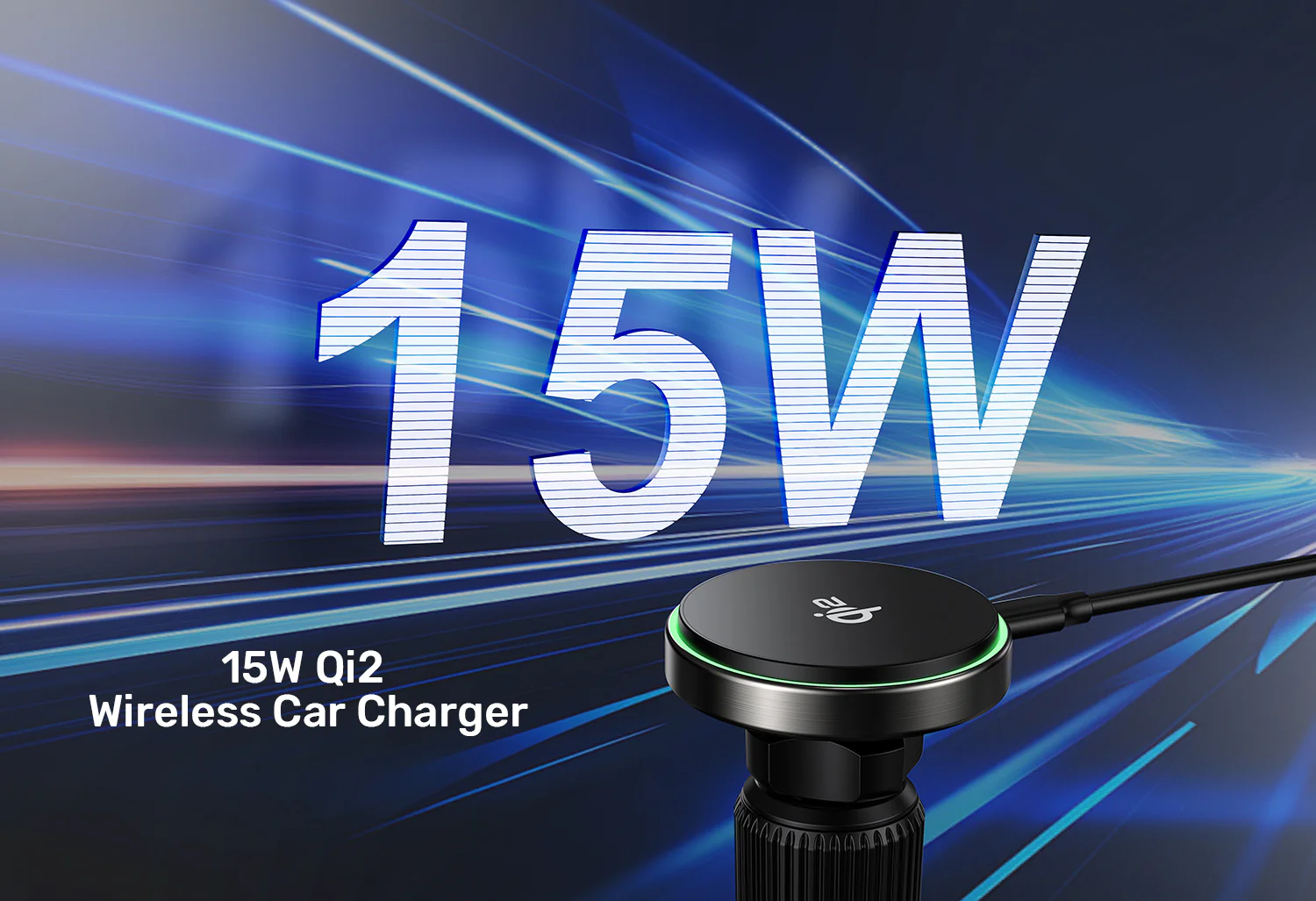 UNITEK P1404ABK01 Qi2 MAGNETIC WIRELESS CAR AIR VENTS CHARGER 15W1 - One Chip Computers Unitek P1404ABK01 Qi2 Magnetic Wireless Car Air Vent Charger