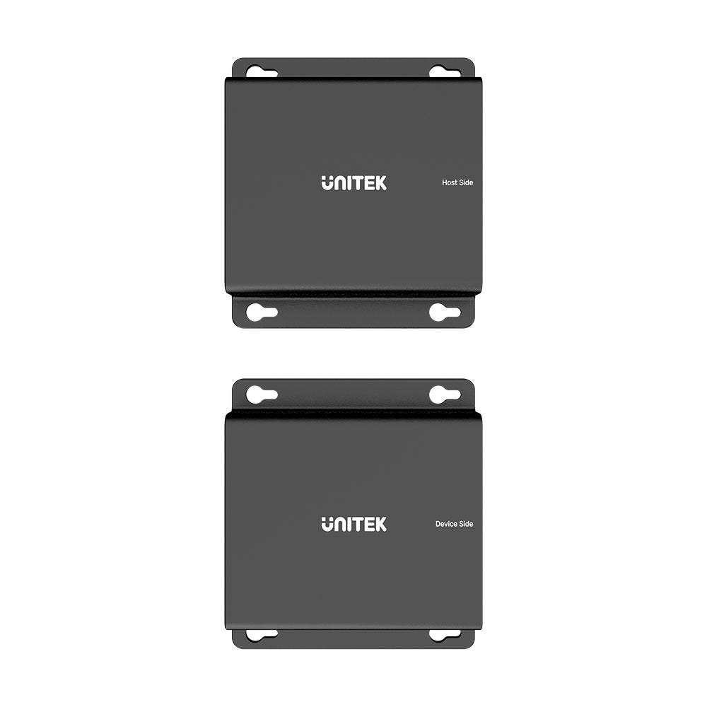 UNITEK U1222ABK01-EU USB-C TO 4-PORTS USB20 HUB EXTENDER02 - One Chip Computers Unitek U1222ABK01-EU USB-C to 4-Port USB Hub Extender Over Ethernet 150M
