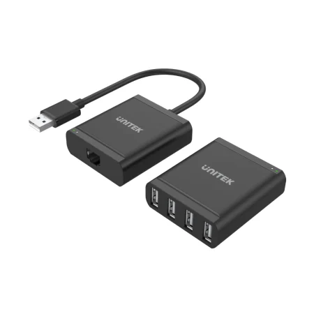 Unitek Y-2516 USB-A to 4-Port USB Hub Extender Over Cat6 60M