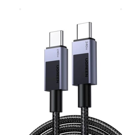 UGREEN 45068 USB-C TO C PD FAST CHARGING CABLE 240W 2M BRAIDED SPACE GRAY