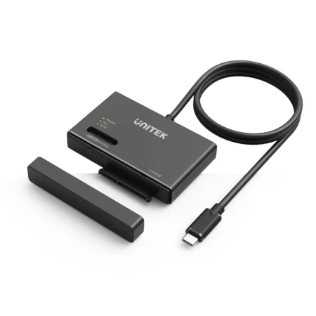 Unitek S1232A01-EU USB-C to NVMe M.2 & 2.5''/3.5'' SATA SSD Enclosure Adapter