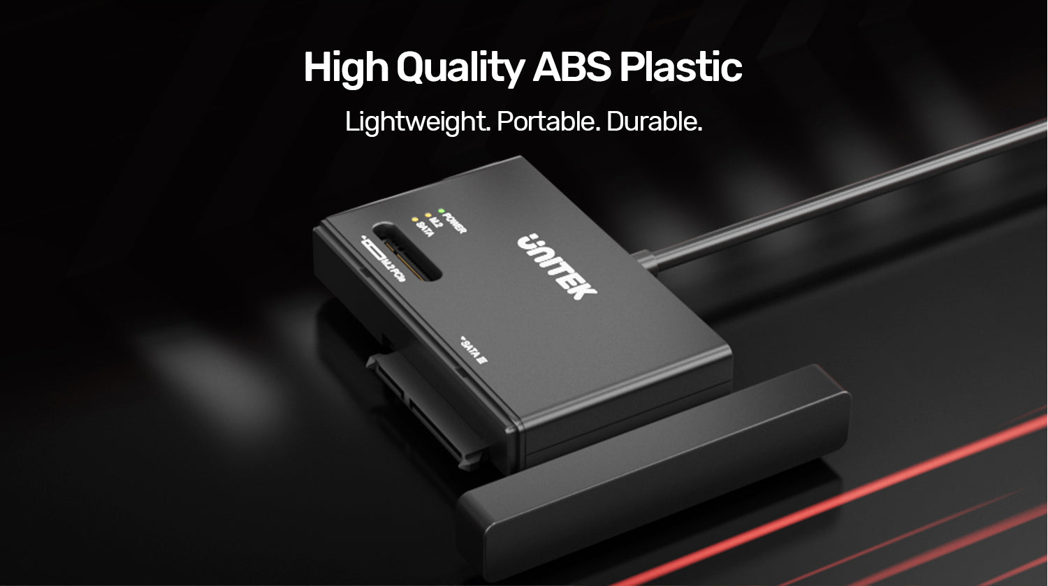 Unitek S1232A01-EU USB-C to NVMe M.2 & 2.5''/3.5'' SATA SSD Enclosure Adapter