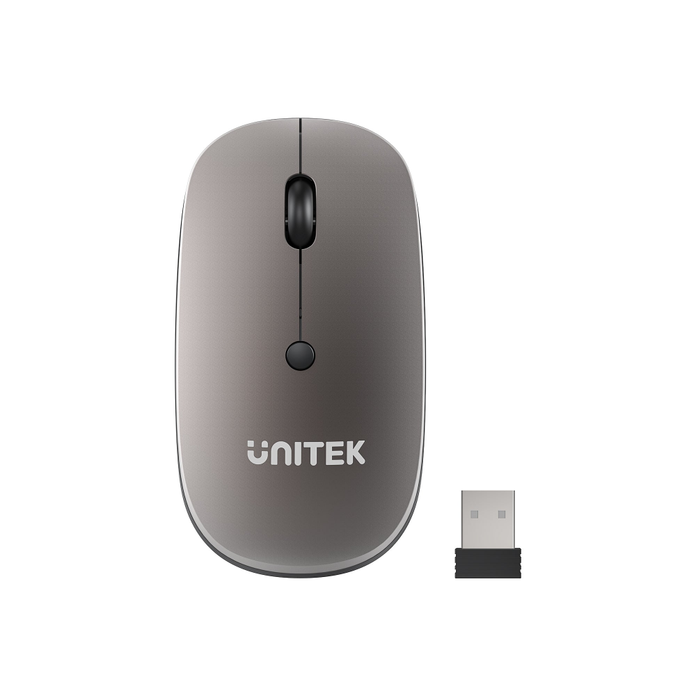 Unitek T054AGY01-US SlimDuo 24GHz Wireless Keyboard Mouse Combo Space Gray15 - One Chip Computers Unitek T054AGY01-US SlimDuo 2.4GHz Wireless Keyboard & Mouse Combo Space Gray