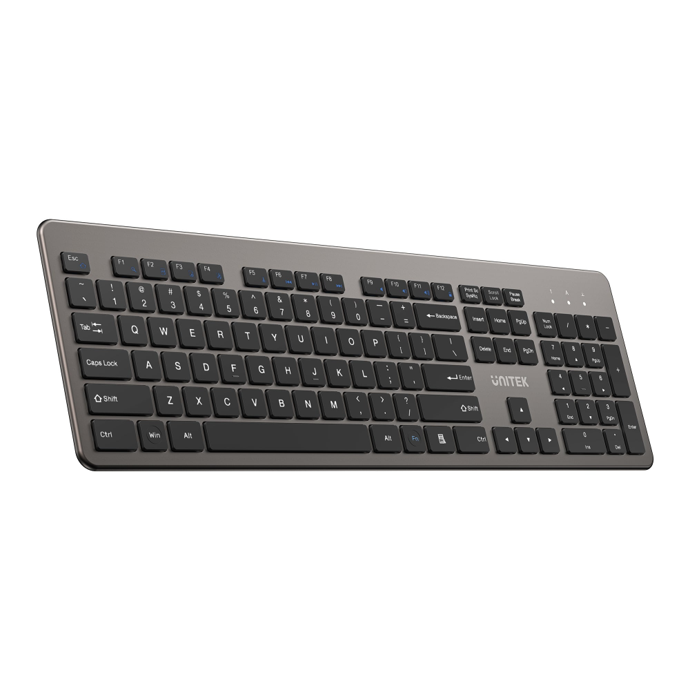 Unitek T054AGY01-US SlimDuo 24GHz Wireless Keyboard Mouse Combo Space Gray17 - One Chip Computers Unitek T054AGY01-US SlimDuo 2.4GHz Wireless Keyboard & Mouse Combo Space Gray