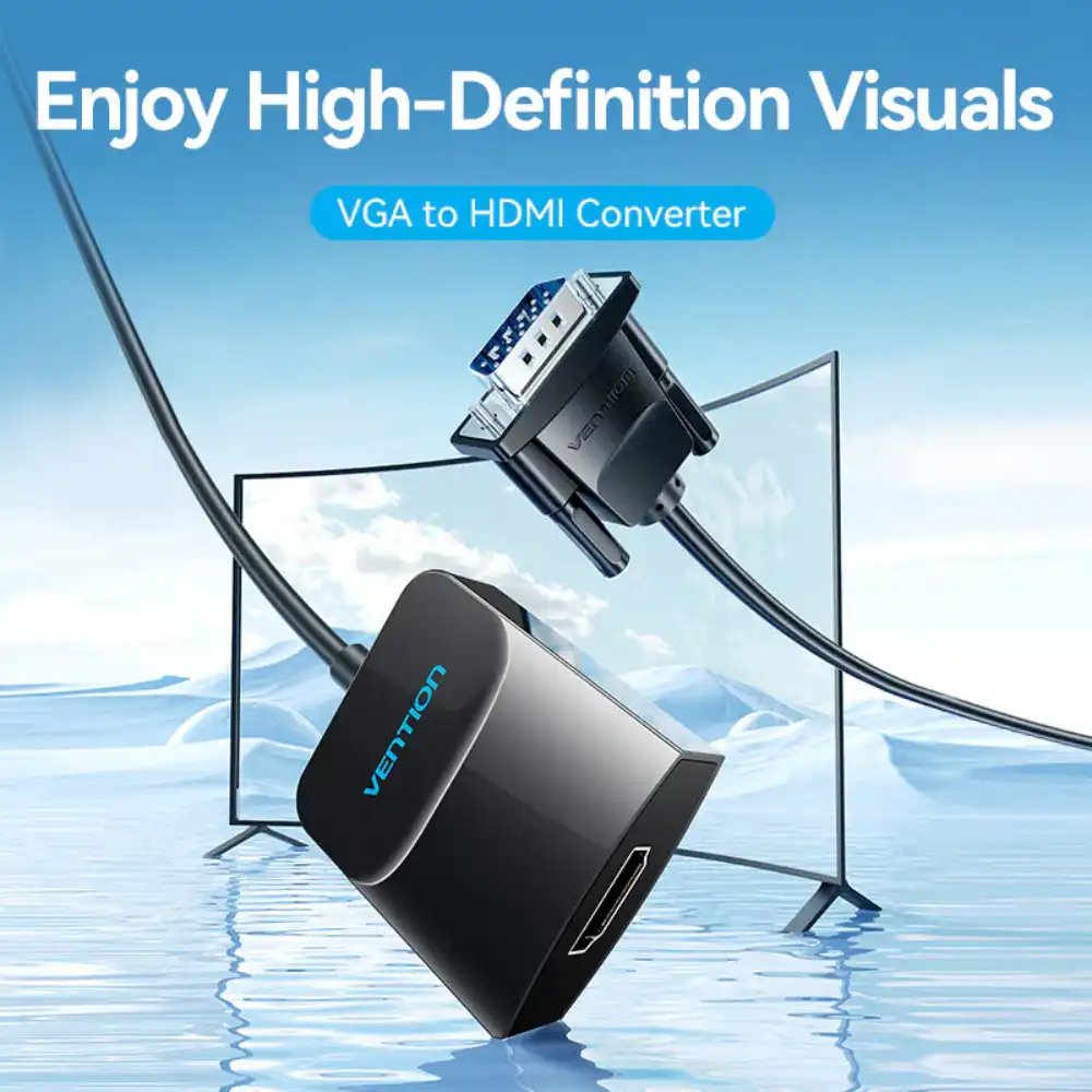 VENTION ACNBB VGA TO HDMI CONVERTER 02 - One Chip Computers