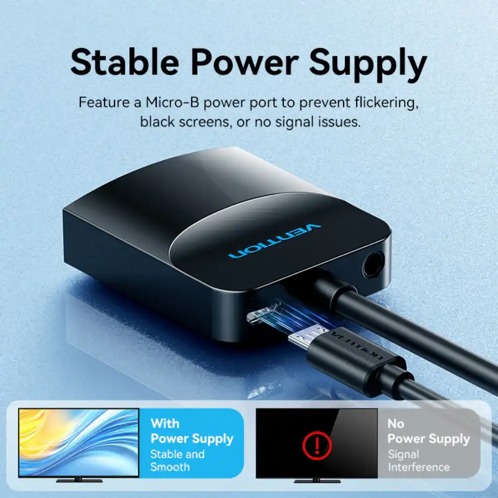 VENTION ACNBB VGA TO HDMI CONVERTER 06 - One Chip Computers