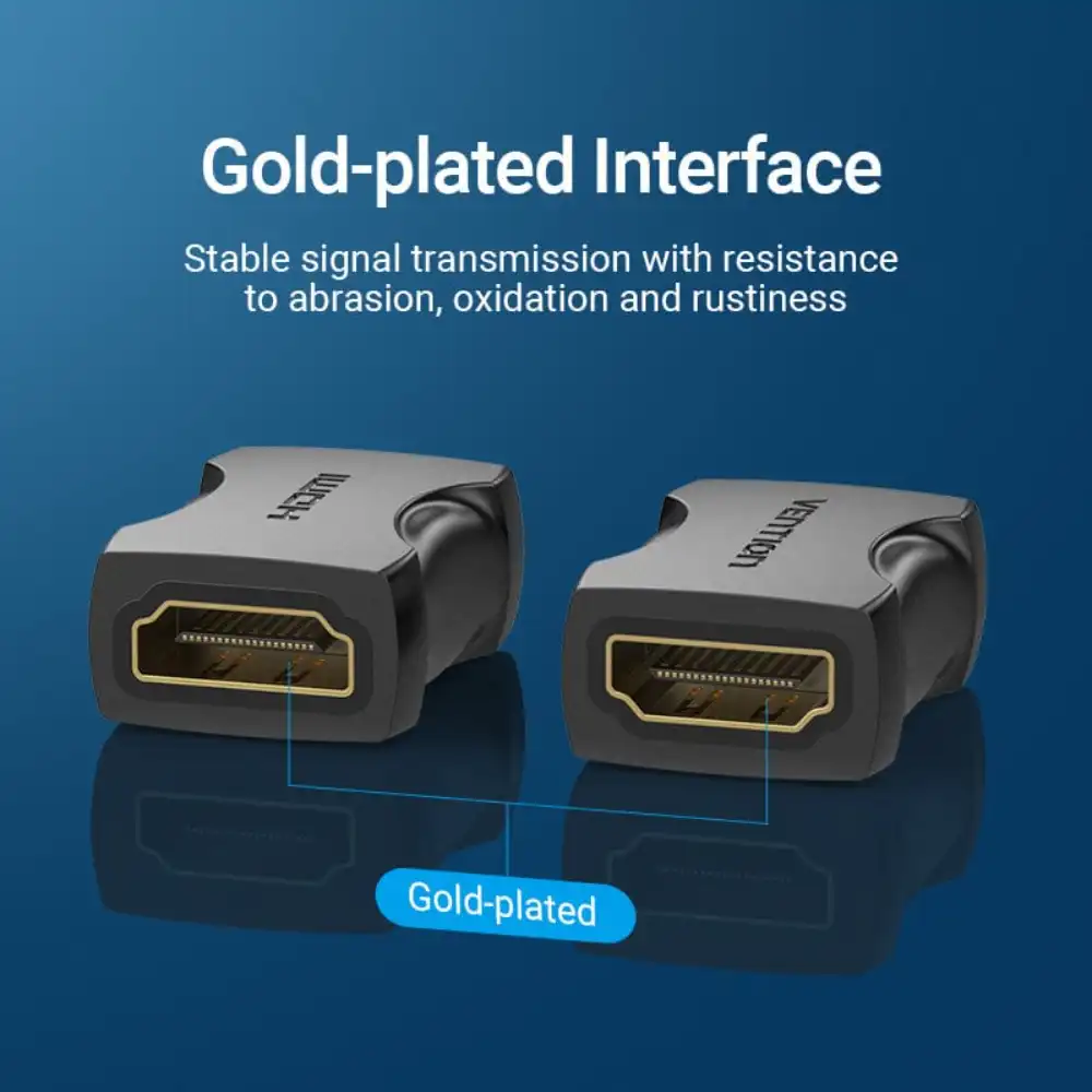 VENTION AIRB0 HDMI FEMALE TO FEMALE COUPLER ADAPTER5 - One Chip Computers