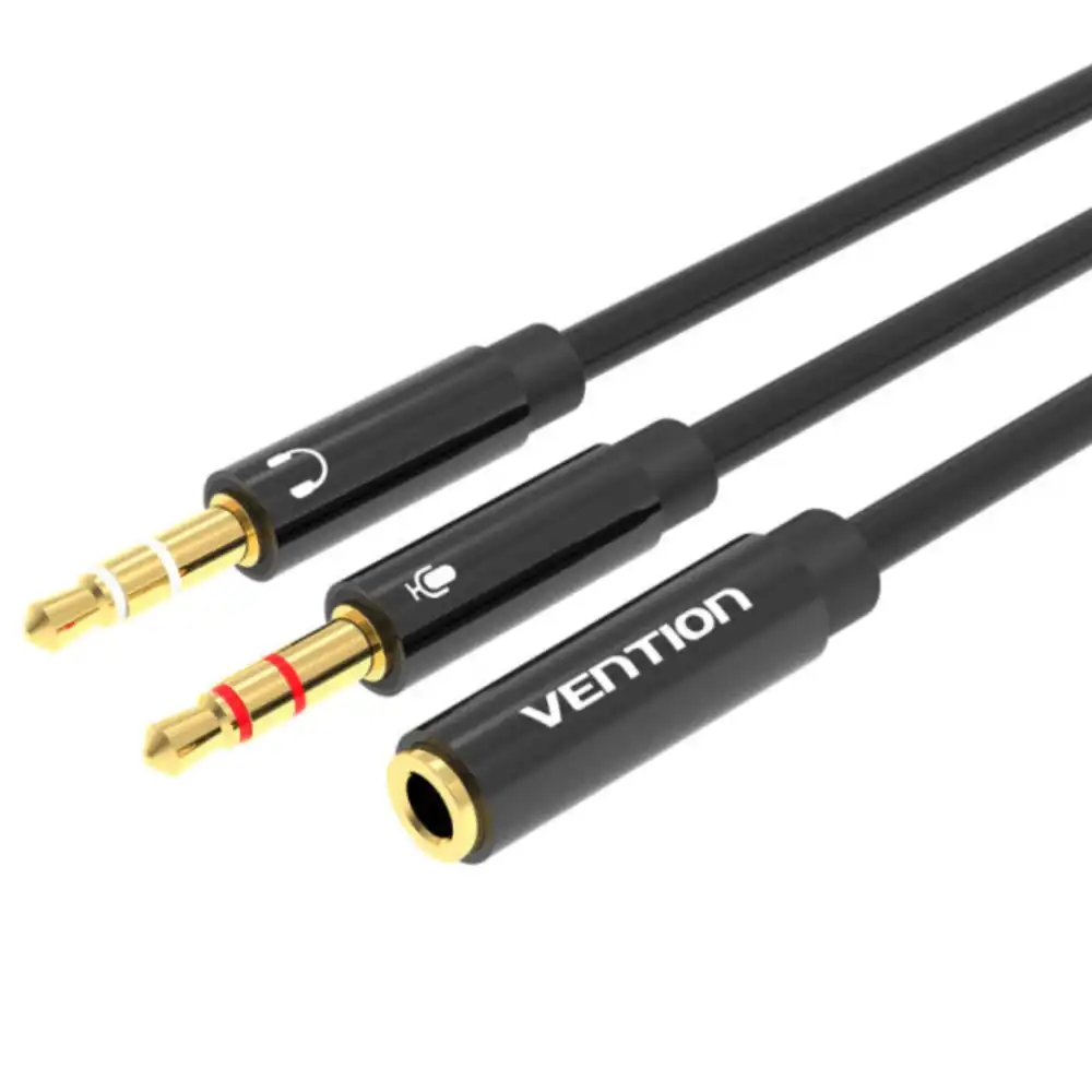 VENTION BBTBY 235MM MALE TO 135MM FEMALE AUDIO CONVERTER 1 - One Chip Computers Vention BBTBY 23.5mm Male to 13.5mm Female Audio Converter