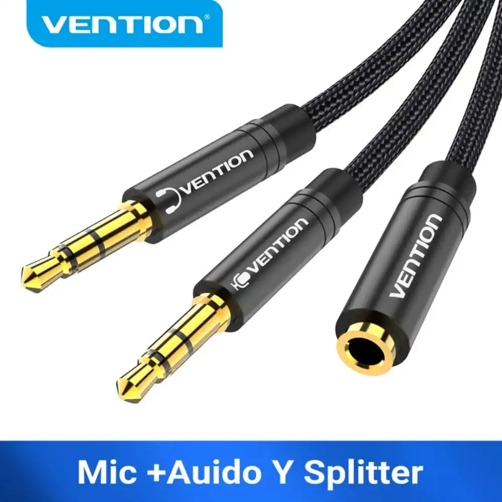 VENTION BBTBY 235MM MALE TO 135MM FEMALE AUDIO CONVERTER 2jfif - One Chip Computers