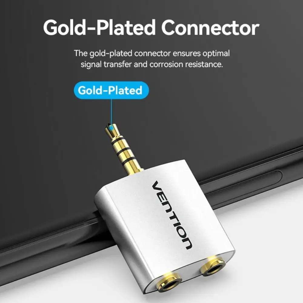 VENTION BDAW0 4POLE 35MM MALE TO 235MM FEMALE AUDIO CONVERTER 05 - One Chip Computers