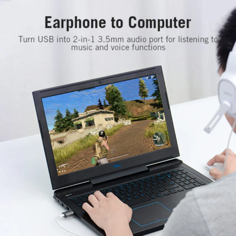 VENTION CDLHO USB EXTERNAL SOUND CARD METAL4 - One Chip Computers