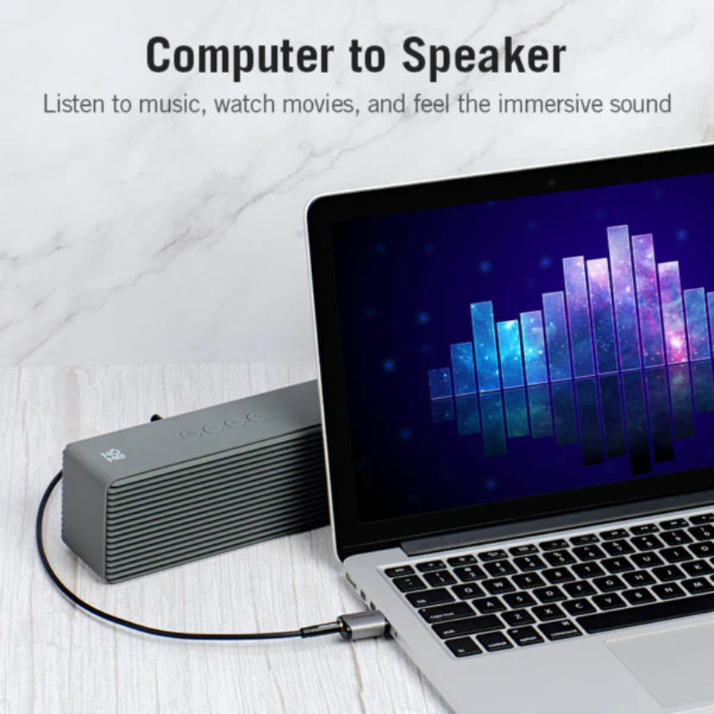 VENTION CDLHO USB EXTERNAL SOUND CARD METAL5 - One Chip Computers
