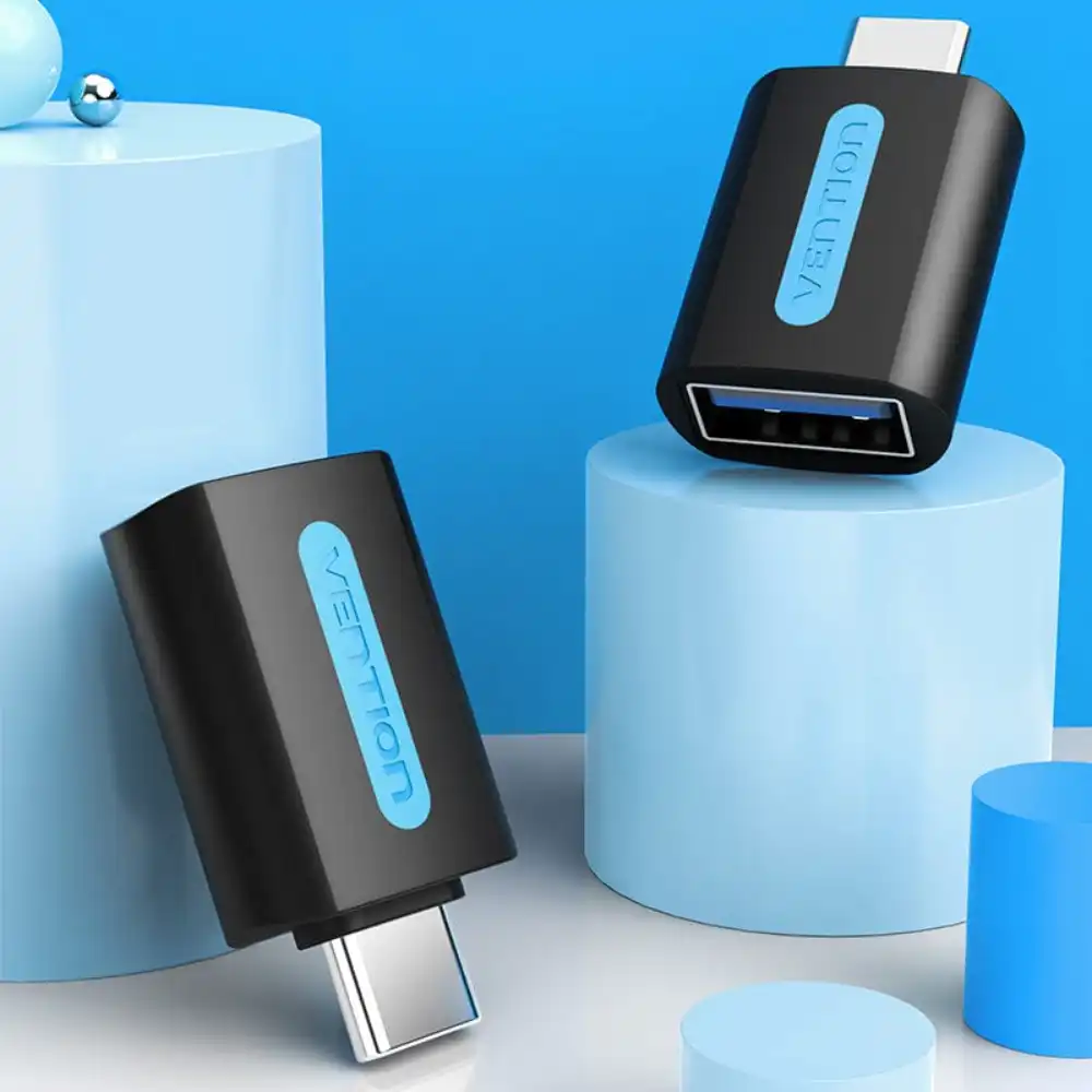 VENTION CDUB0 USB-C MALE TO USB A FEMALE ADAPTER2 - One Chip Computers
