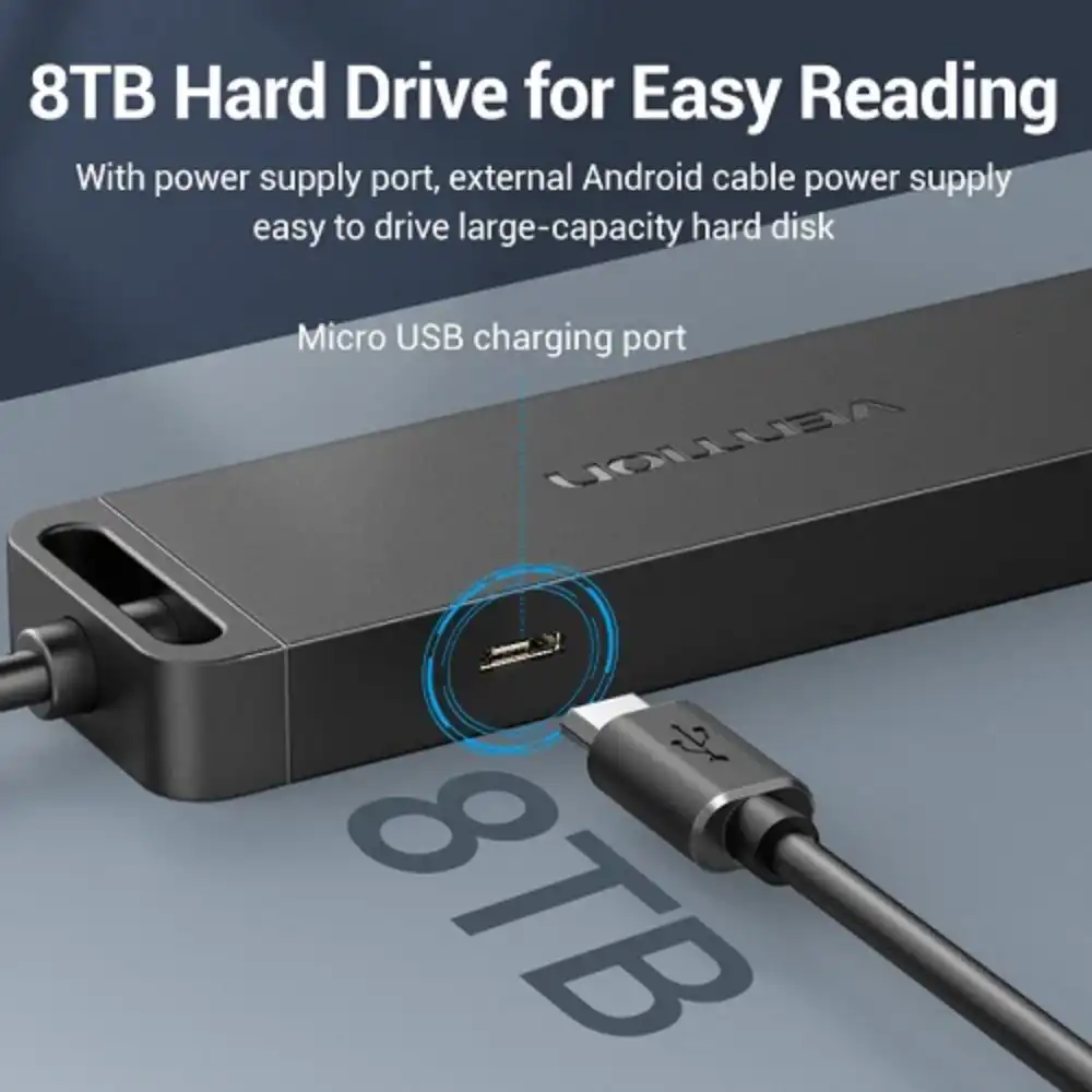 VENTION CHTBB 4-PORT USB-C USB30 2-IN1 HUB4 - One Chip Computers