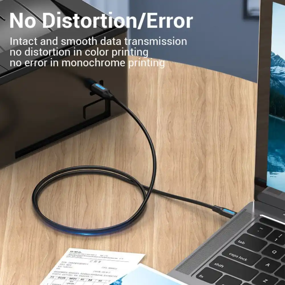 VENTION COQBG USB20 MALE TO USB PRINTER MALE CABLE 15M04 1 - One Chip Computers