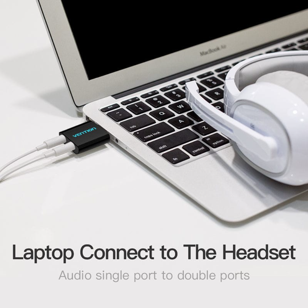 VENTION VAB-S17-B USB EXTERNAL SOUND CARD4 - One Chip Computers