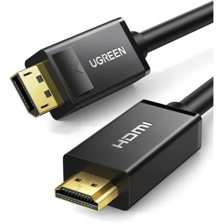 UGREEN 10202 2M DisplayPort to HDMI cable in black