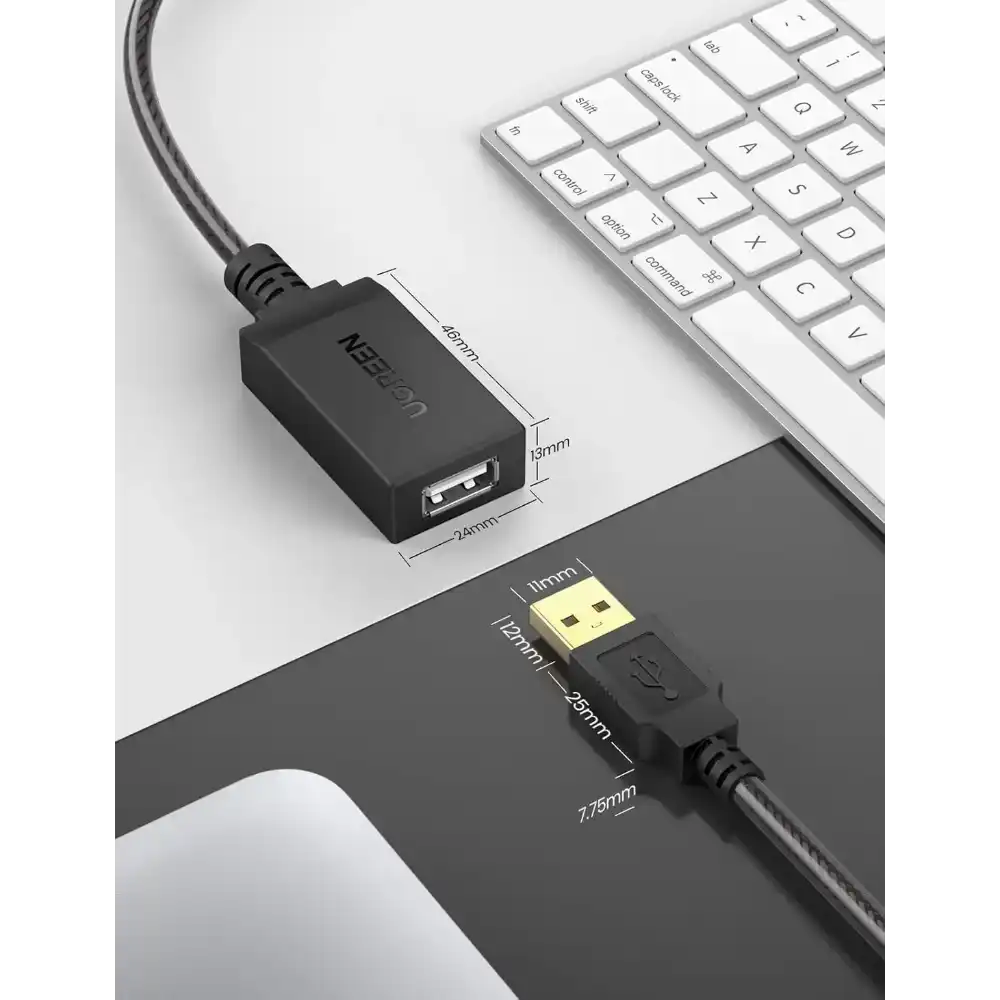 UGREEN 10321 USB 20 ACTIVE EXTENSION CABLE 10-2 - One Chip Computers