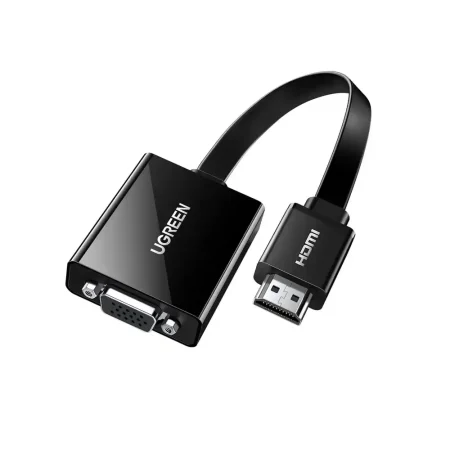 UGREEN 40248 HDMI to VGA Converter Adapter 25cm Black