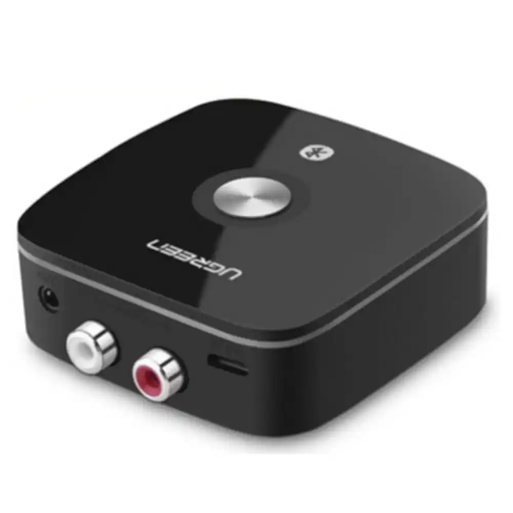 UGREEN 40759 Bluetooth 5.1 Audio Receiver with 3.5mm & 2RCA - One Chip Computers UGREEN 40759 Bluetooth 5.1 Audio Receiver with 3.5mm & 2RCA