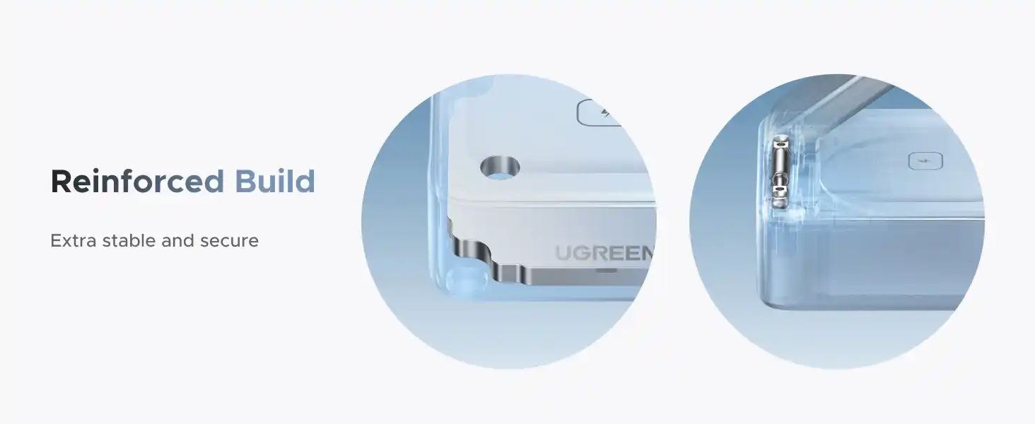 UGREEN 55960B MagFlow Qi2 2 In 1 25W Magnetic Wireless Charger