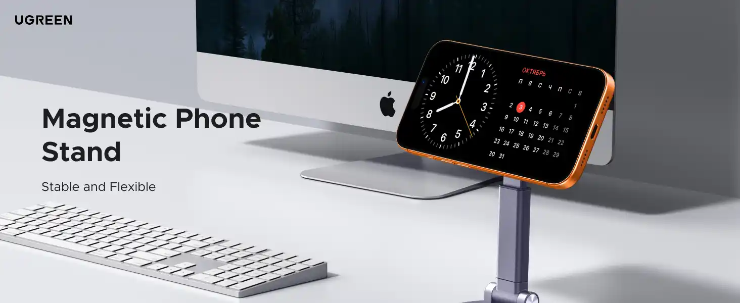 UGREEN 65229 360° Rotation Magnetic Desktop Phone Stand