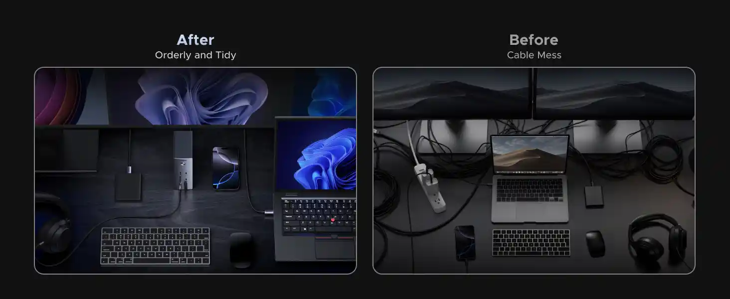 UGREEN 85489 14-in-1 USB-C Docking Station Triple 4K Display