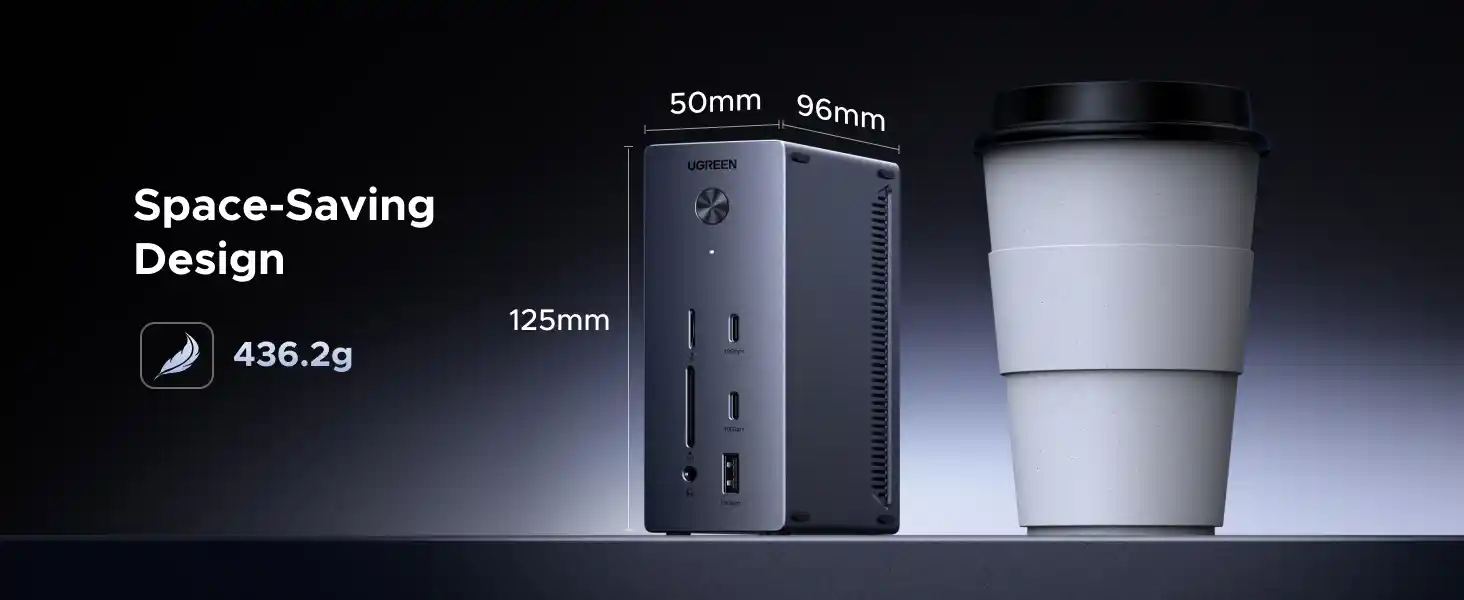 UGREEN 85489 14-in-1 USB-C Docking Station Triple 4K Display