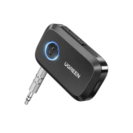 UGREEN 90748 3.5mm Aux Bluetooth 5.3 Audio Adapter for Vehicle