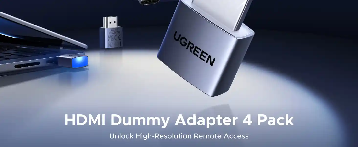 UGREEN 95994 4-Pack HDMI Dummy Plug 4K@60Hz EDID Emulator