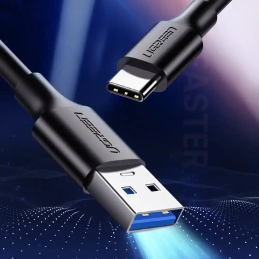 Ugreen 20883 USB 30 To USB C Cable 15m Black07 - One Chip Computers