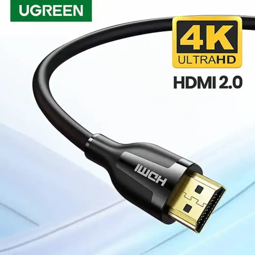 UGREEN 35174 HDMI 4K CABLE MALE TO MALE 2M - One Chip Computers UGREEN 35174 HDMI 4K CABLE MALE TO MALE 2M