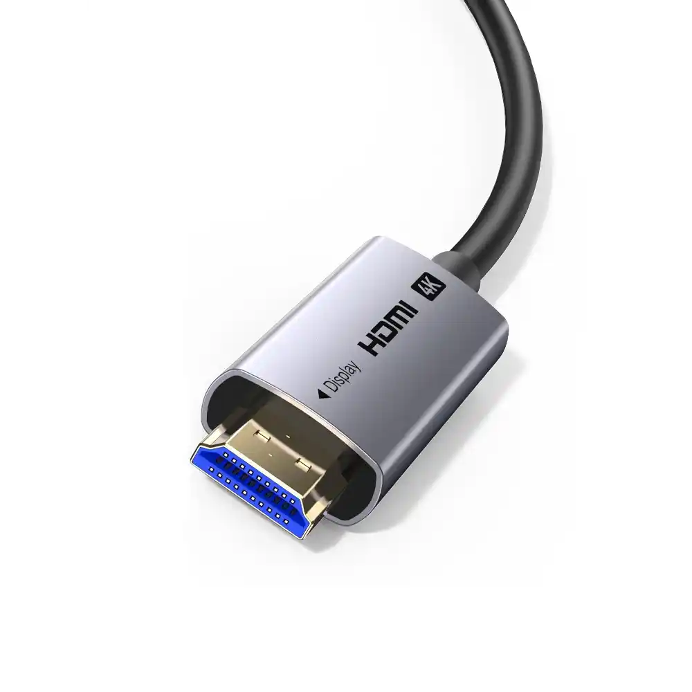 UGREEN 45503 HDMI 4K FIBER OPTIC CABLE ALUMINUM SHELL 10M - One Chip Computers UGREEN 45503 HDMI 4K FIBER OPTIC CABLE ALUMINUM SHELL 10M