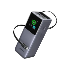 UGREEN 55987 Nexode 165W Power Bank 20000mAh with Retractable USB-C Cable