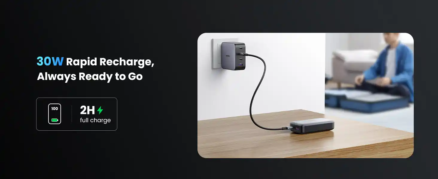 UGREEN 25185 Nexode 10000mAh 30W Power Bank Pakistan
