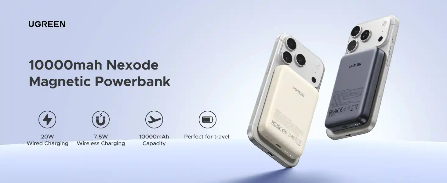 UGREEN 25919 10000mAh 20W mini magnetic power bank Pakistan