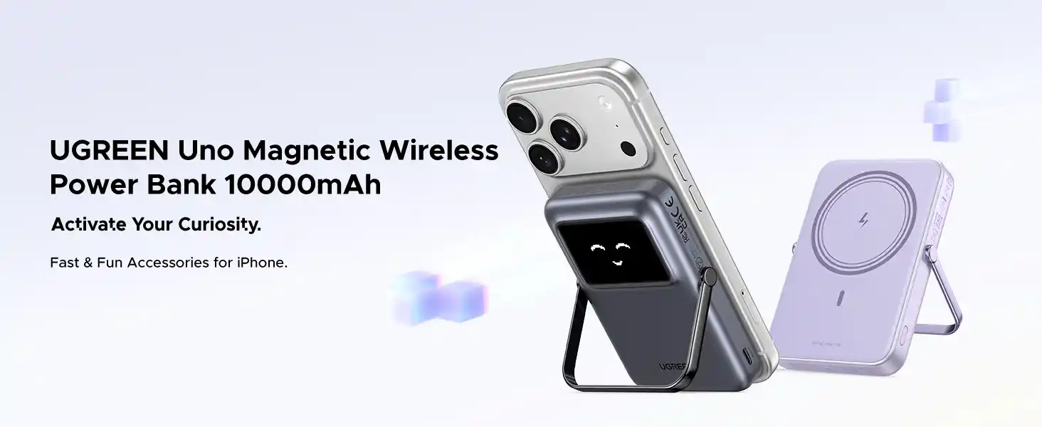 UGREEN 45327 Uno 10000mAh Magnetic Wireless Power Bank