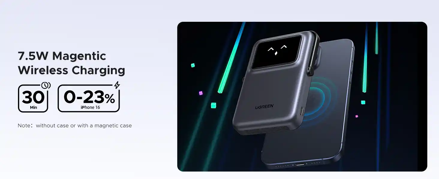 UGREEN 45327 Uno 10000mAh Magnetic Wireless Power Bank