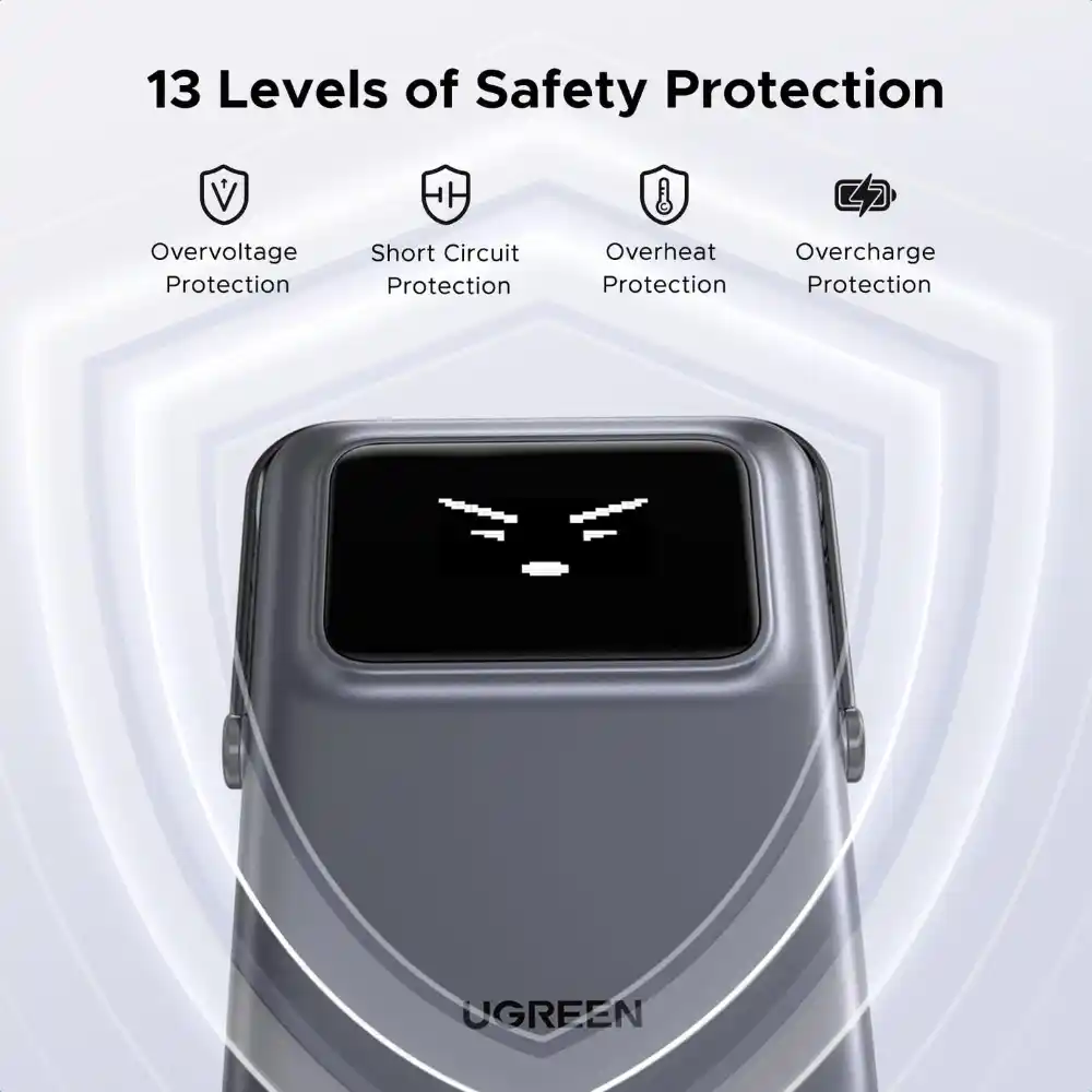 UGREEN 45327 Uno 10000mAh Magnetic Wireless Power Bank - One Chip Computers UGREEN 45327 Uno 10000mAh Magnetic Wireless Power Bank