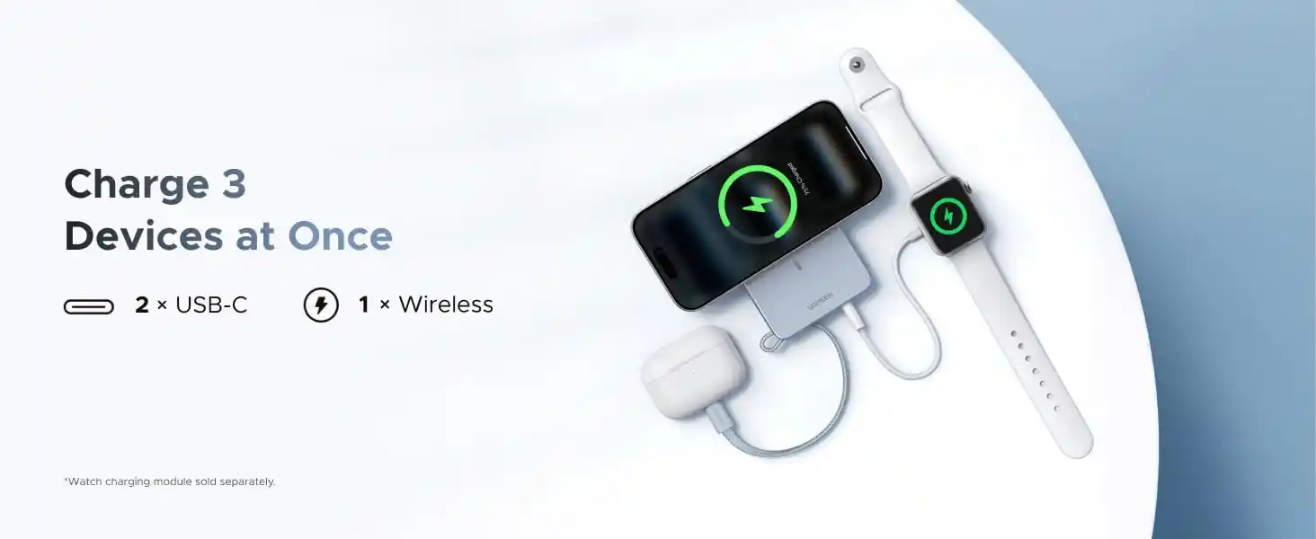 UGREEN 65958 Magflow 10000mAh 25W Qi2 Magnetic Power Bank