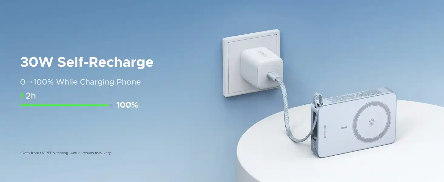UGREEN 65958 Magflow 10000mAh 25W Qi2 Magnetic Power Bank