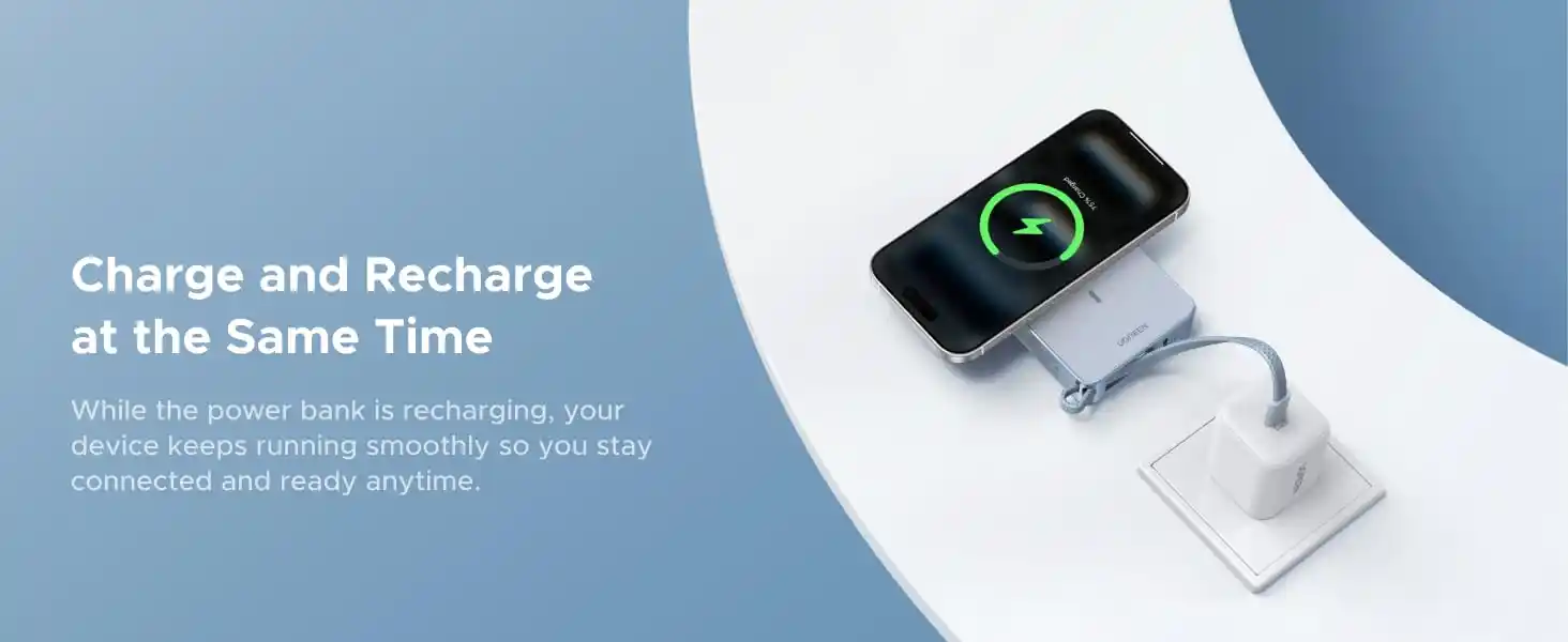 UGREEN 65958 Magflow 10000mAh 25W Qi2 Magnetic Power Bank