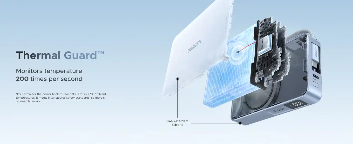 UGREEN 65958 Magflow 10000mAh 25W Qi2 Magnetic Power Bank