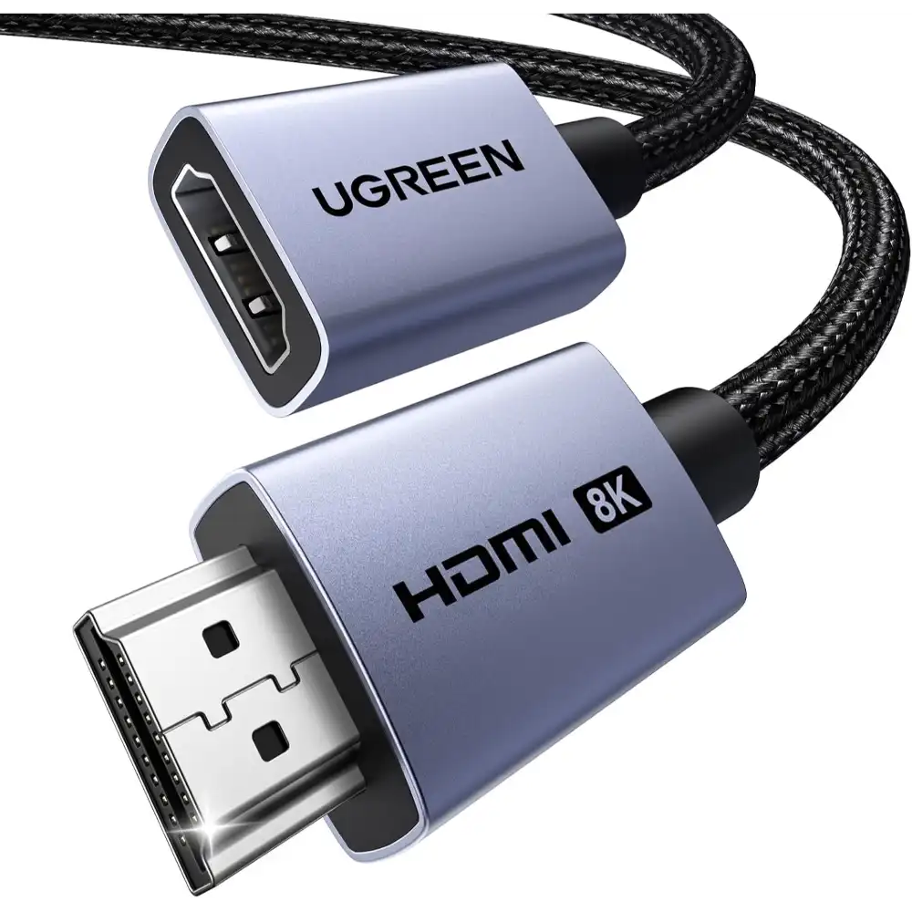 UGREEN 95927 HDMI 2.1 Extension Cable male to female 2M in Pakistan - One Chip Computers UGREEN 95927 HDMI 2.1 Extension Cable male to female 2M in Pakistan