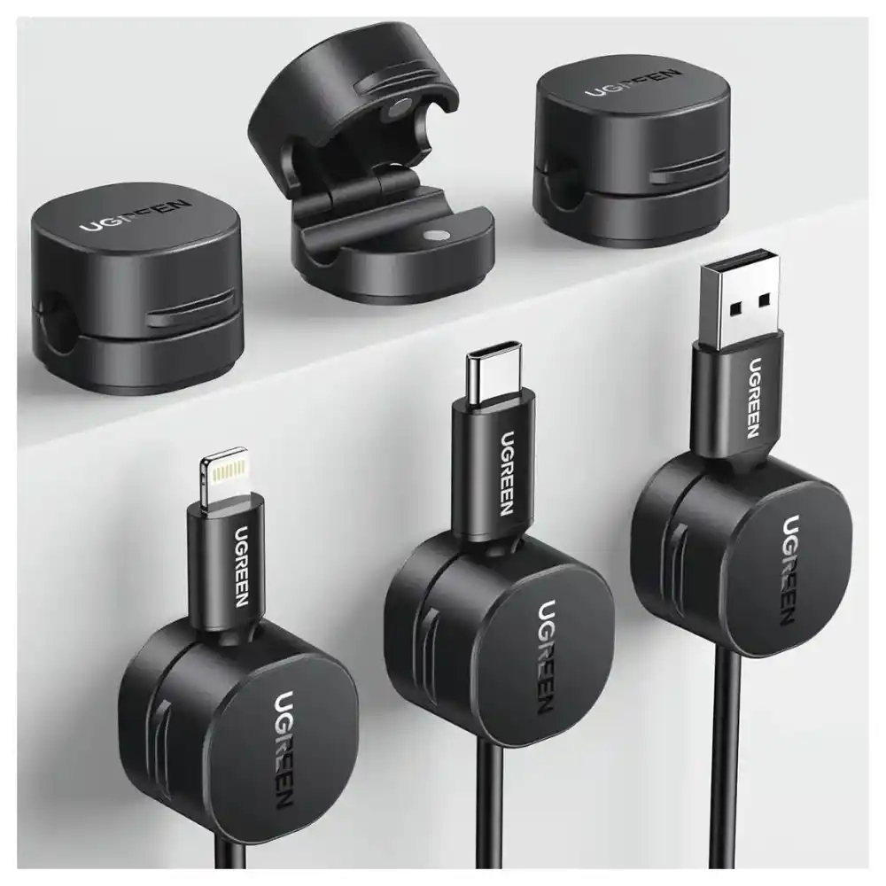 UGREEN 45797 Magnetic Cable Organizer 3-Pack