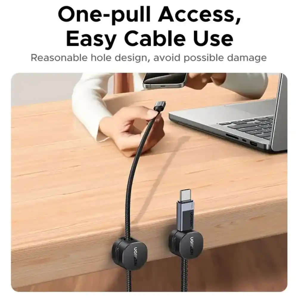 UGREEN 45797 Magnetic Cable Organizer 3-Pack