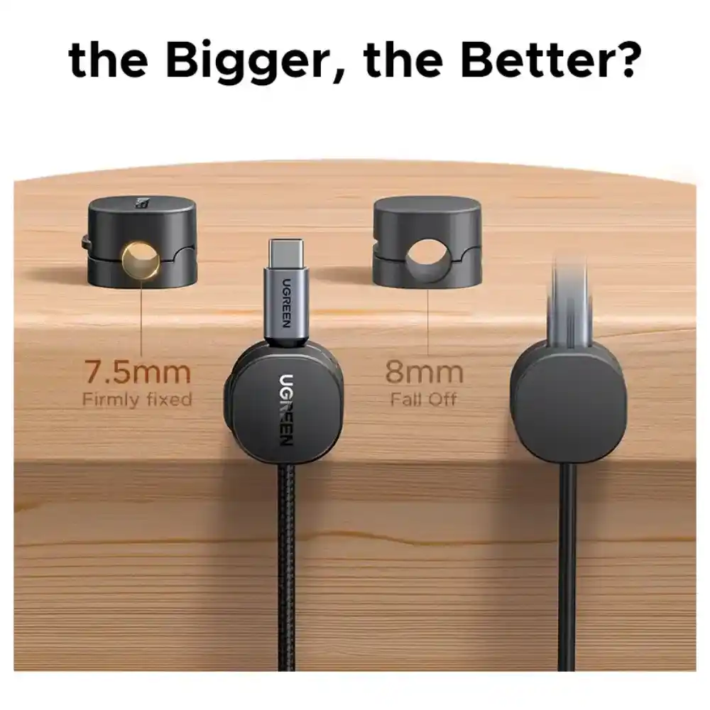 UGREEN 45797 Magnetic Cable Organizer 3-Pack
