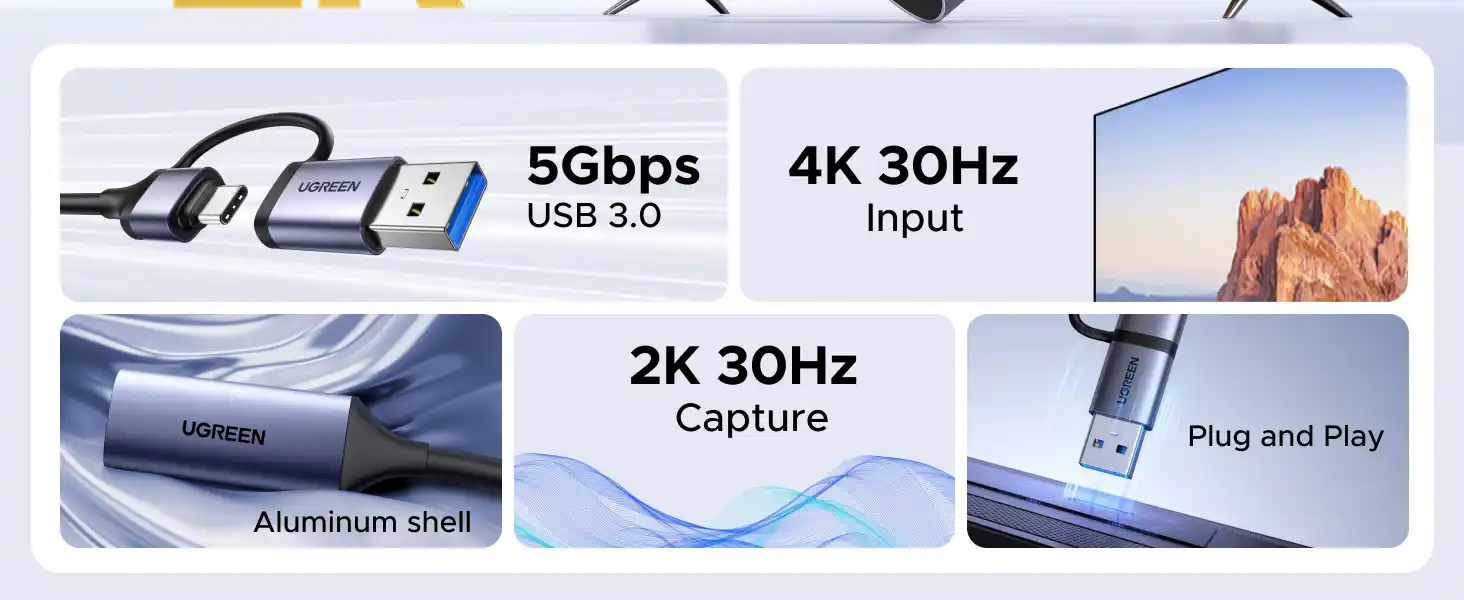 UGREEN 15389 4K video capture card in Pakistan